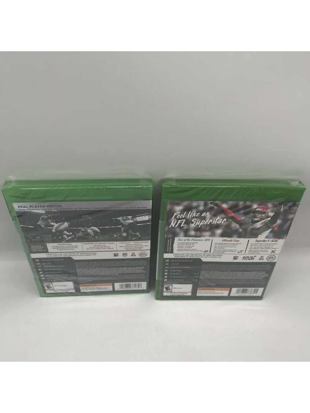 Xbox One Madden NFL 19 & NFL 20 EA Sports Football Video Game Lot 2 SEALED NEW